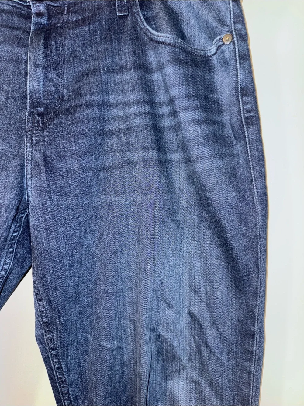Men’s PAIGE Federal Jeans – Size 38 – Dark Wash Straight Slim Denim